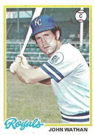 1978 Topps #343 - John Wathan - Kansas City Royals
