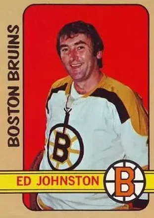 1972-73 Topps #13 - Ed Johnston - Boston Bruins 1972-73 Topps #13 - Ed Johnston - Boston Bruins