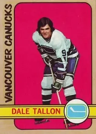 1972-73 Topps #15 - Dale Tallon - Vancouver Canucks 1972-73 Topps #15 - Dale Tallon - Vancouver Canucks
