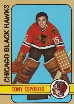 1972-73 Topps #20 - Tony Esposito - Chicago Blackhawks 1972-73 Topps #20 - Tony Esposito - Chicago Blackhawks