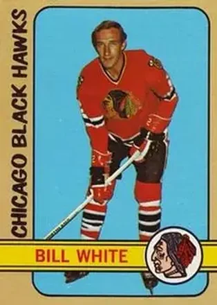 1972-73 Topps #40 - Bill White - Chicago Blackhawks