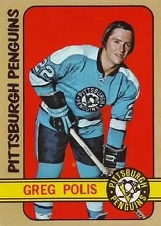 1972-73 Topps #43 - Greg Polis - Pittsburgh Penguins