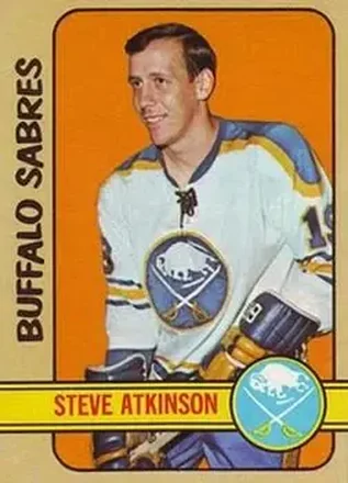 1972-73 Topps #47 - Steve Atkinson - Buffalo Sabres