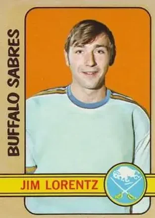 1972-73 Topps #68 - Jim Lorentz - Buffalo Sabres