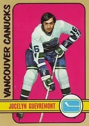 1972-73 Topps #75 - Jocelyn Guevremont - Vancouver Canucks
