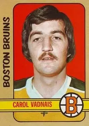 1972-73 Topps #85 - Carol Vadnais - Boston Bruins