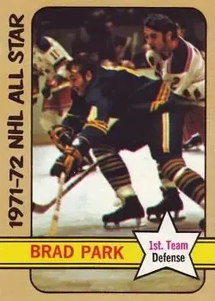 1972-73 Topps #123 - Brad Park - New York Rangers