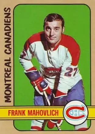 1972-73 Topps #140 - Frank Mahovlich - Montreal Canadiens 1972-73 Topps #140 - Frank Mahovlich - Montreal Canadiens