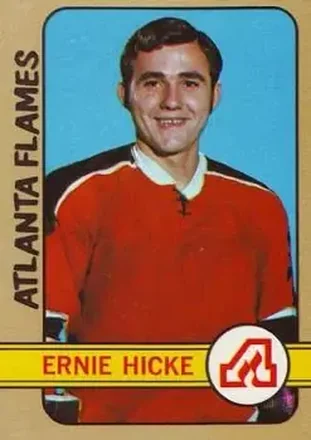 1972-73 Topps #154 - Ernie Hicke - Atlanta Flames 1972-73 Topps #154 - Ernie Hicke - Atlanta Flames