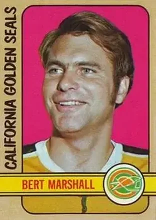 1972-73 Topps #162 - Bert Marshall - California Golden Seals 1972-73 Topps #162 - Bert Marshall - California Golden Seals