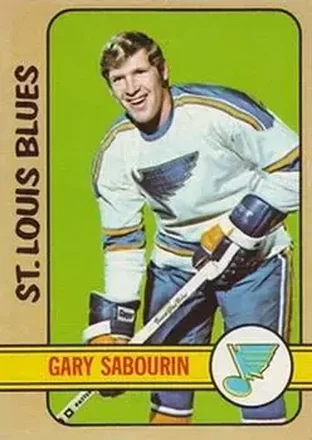 1972-73 Topps #163 - Gary Sabourin - St. Louis Blues