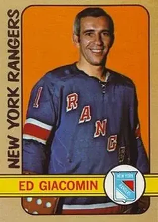 1972-73 Topps #165 - Eddie Giacomin - New York Rangers 1972-73 Topps #165 - Eddie Giacomin - New York Rangers
