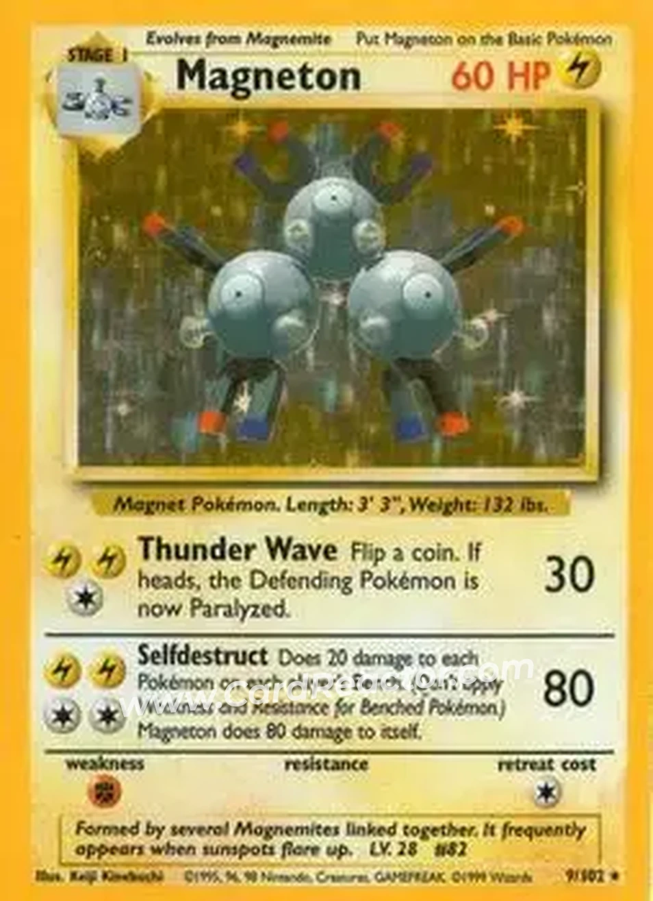 1999 Pokemon Base Set #9/102 - Magneton