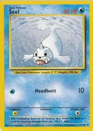 1999 Pokemon Base Set #41/102 - カスミのパウワウ