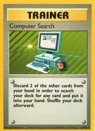 1999 Pokemon Base Set #71/102 - Computer Search