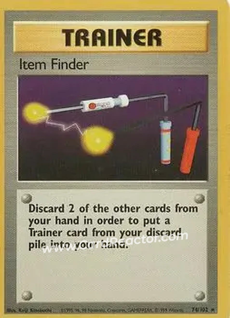 1999 Pokemon Base Set #74/102 - Item Finder