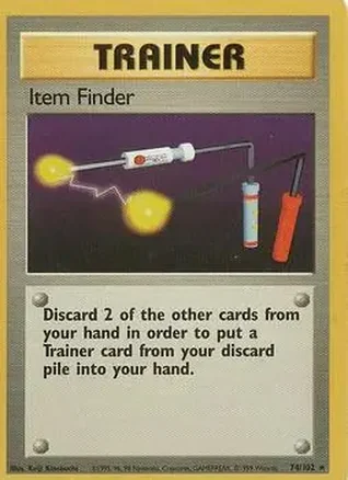 1999 Pokemon Base Set #74/102 - Item Finder