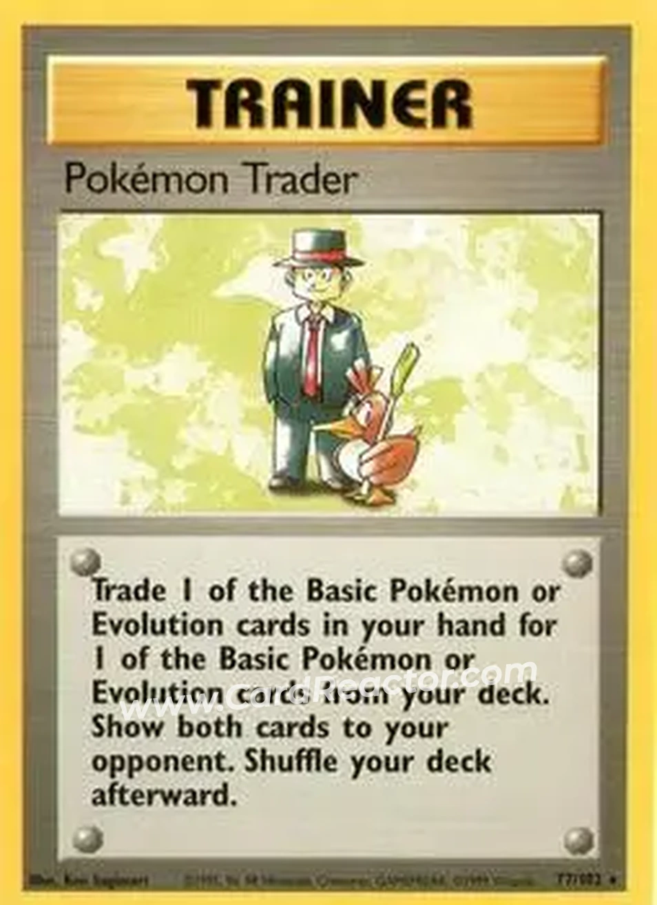 1999 Pokemon Base Set #77/102 - Pokémon Trader