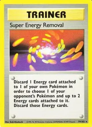 1999 Pokemon Base Set #79/102 - Super Energy Removal
