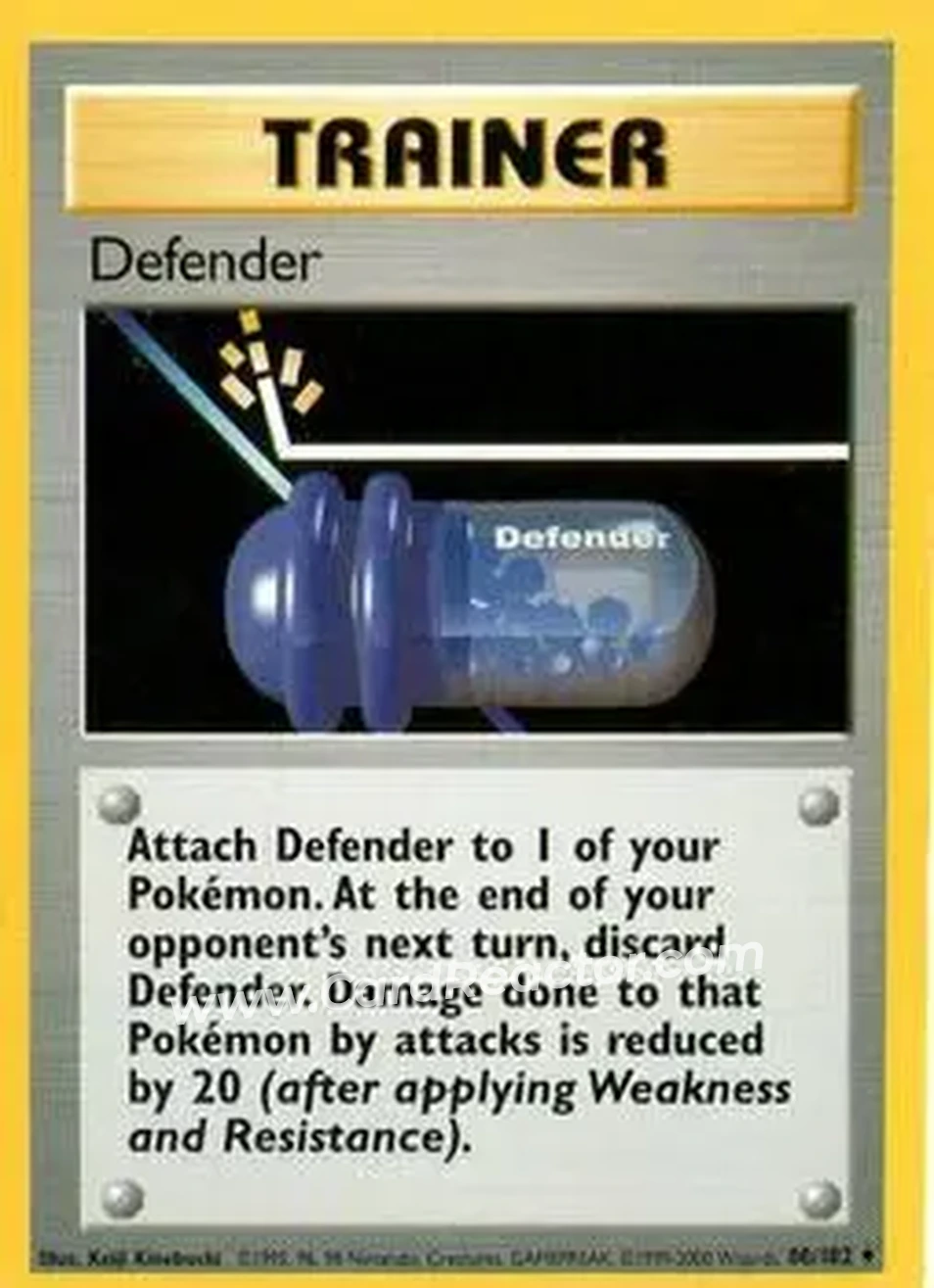 1999 Pokemon Base Set #80/102 - Defender 1999 Pokemon Base Set #80/102 - Defender