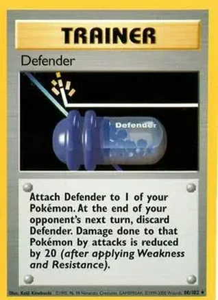 1999 Pokemon Base Set #80/102 - Defender