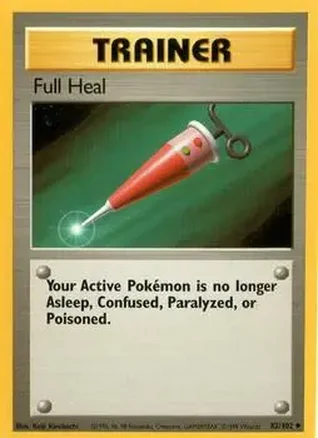 1999 Pokemon Base Set #82/102 - Full Heal