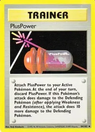 1999 Pokemon Base Set #84/102 - PlusPower