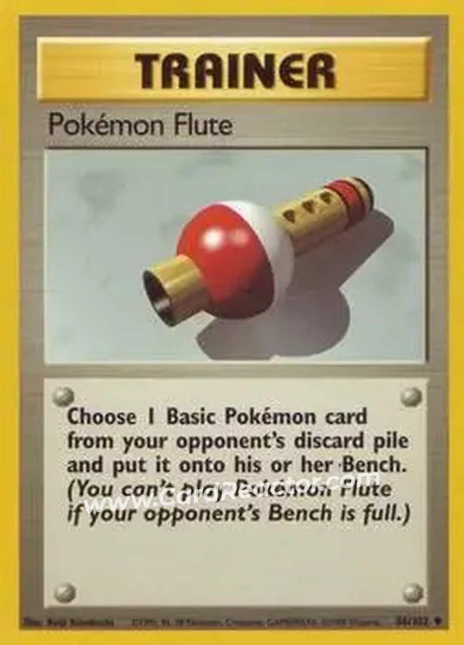 1999 Pokemon Base Set #86/102 - Pokémon Flute