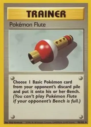 1999 Pokemon Base Set #86/102 - Pokémon Flute