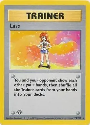 1999 Pokemon Base Set 1st Edition #75/102 - Lass