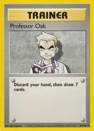1999 Pokemon Base Set #88/102 - Professor Oak