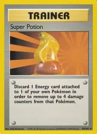 1999 Pokemon Base Set #90/102 - Super Potion