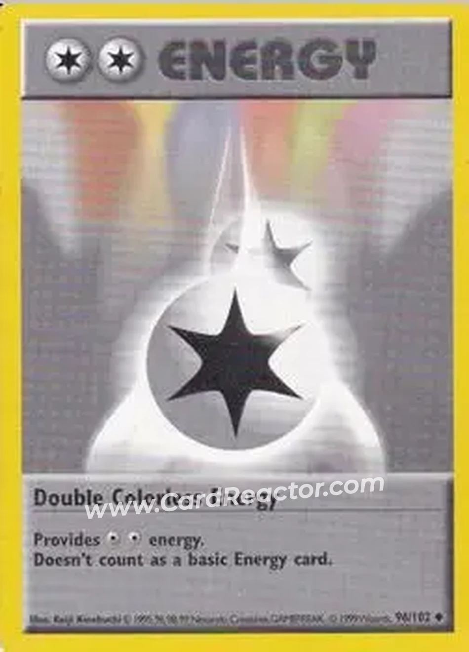 1999 Pokemon Base Set #96/102 - Double Colorless Energy