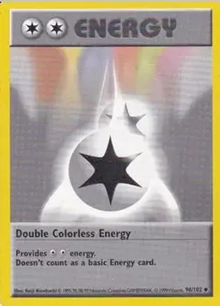 1999 Pokemon Base Set #96/102 - Double Colorless Energy