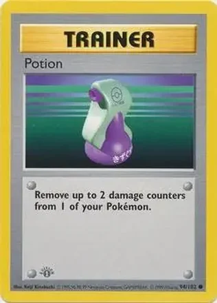 1999 Pokemon Base Set 1st Edition #94/102 - Potion