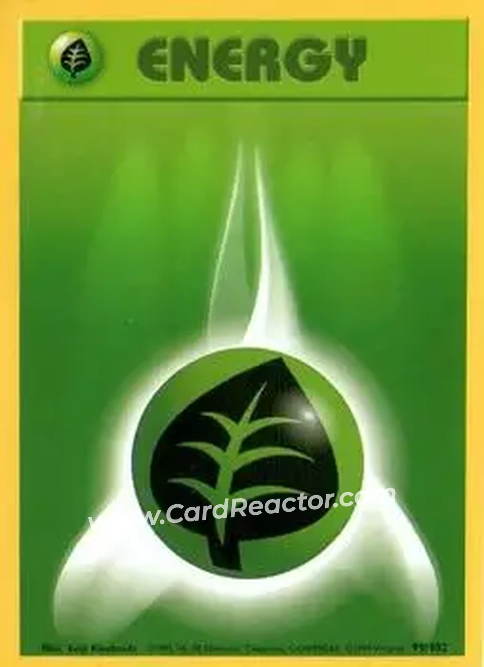 1999 Pokemon Base Set #99/102 - Grass Energy 1999 Pokemon Base Set #99/102 - Grass Energy