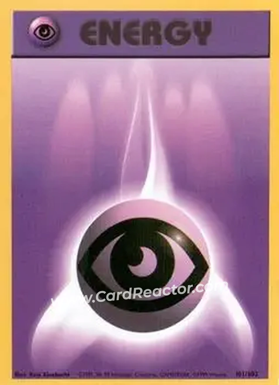 1999 Pokemon Base Set #101/102 - Psychic Energy