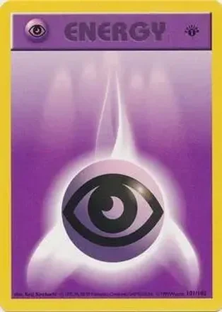 1999 Pokemon Base Set 1st Edition #101/102 - Psychic Energy