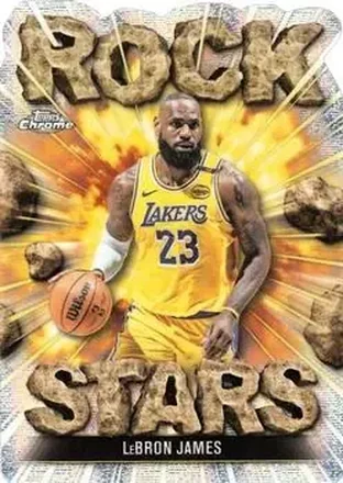 2025-26 Topps Chrome - Rock Stars #RS-3 - LeBron James - Los Angeles Lakers