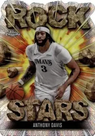 2025-26 Topps Chrome - Rock Stars #RS-6 - Anthony Davis - Dallas Mavericks