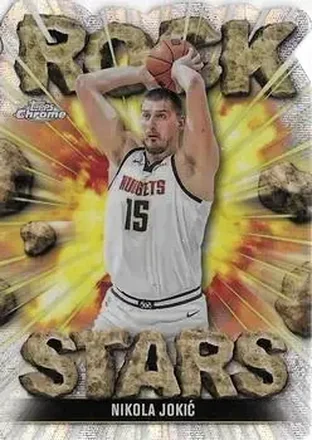 2025-26 Topps Chrome - Rock Stars #RS-7 - Nikola Jokić - Denver Nuggets