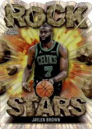 2025-26 Topps Chrome - Rock Stars #RS-8 - Jaylen Brown - Boston Celtics