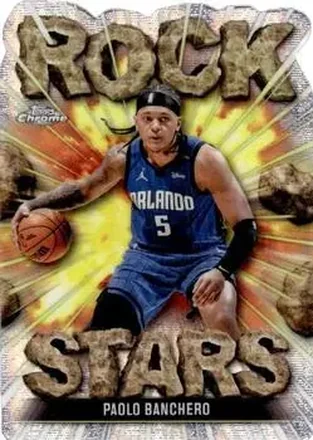 2025-26 Topps Chrome - Rock Stars #RS-9 - Paolo Banchero - Orlando Magic