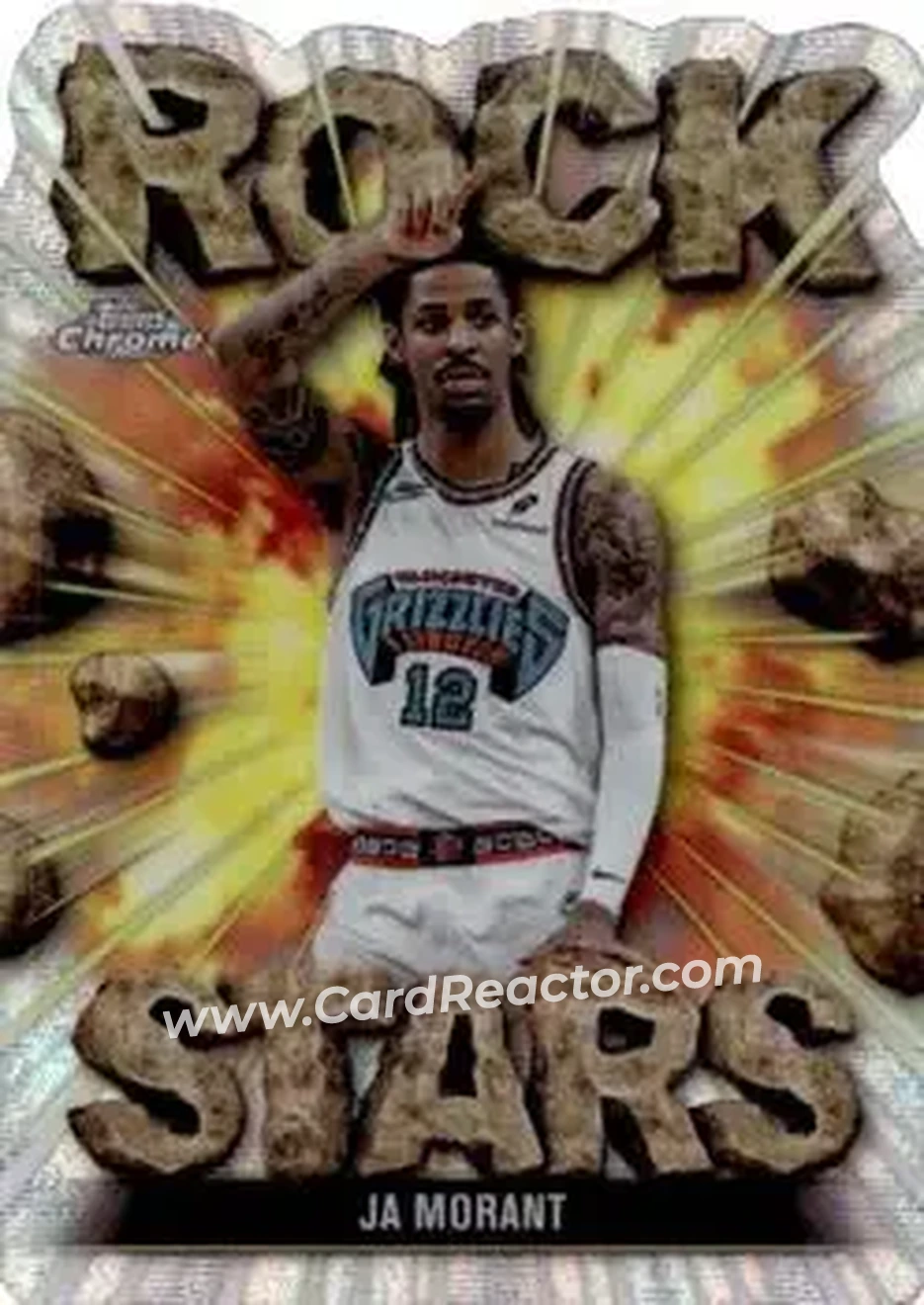 2025-26 Topps Chrome - Rock Stars #RS-10 - Ja Morant - Memphis Grizzlies 2025-26 Topps Chrome - Rock Stars #RS-10 - Ja Morant - Memphis Grizzlies