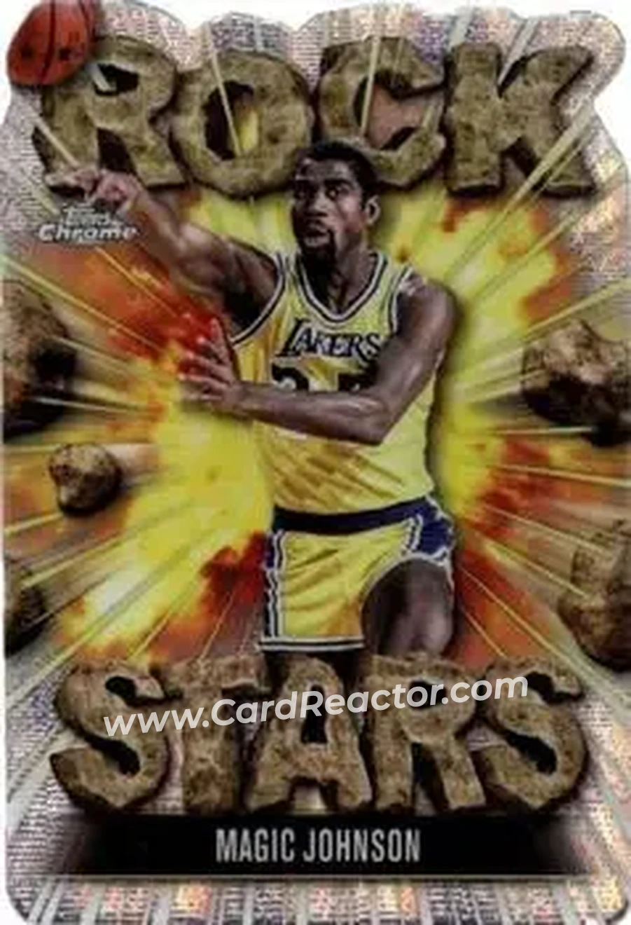 2025-26 Topps Chrome - Rock Stars #RS-11 - Magic Johnson - Los Angeles Lakers