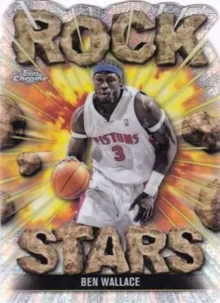 2025-26 Topps Chrome - Rock Stars #RS-14 - Ben Wallace - Detroit Pistons