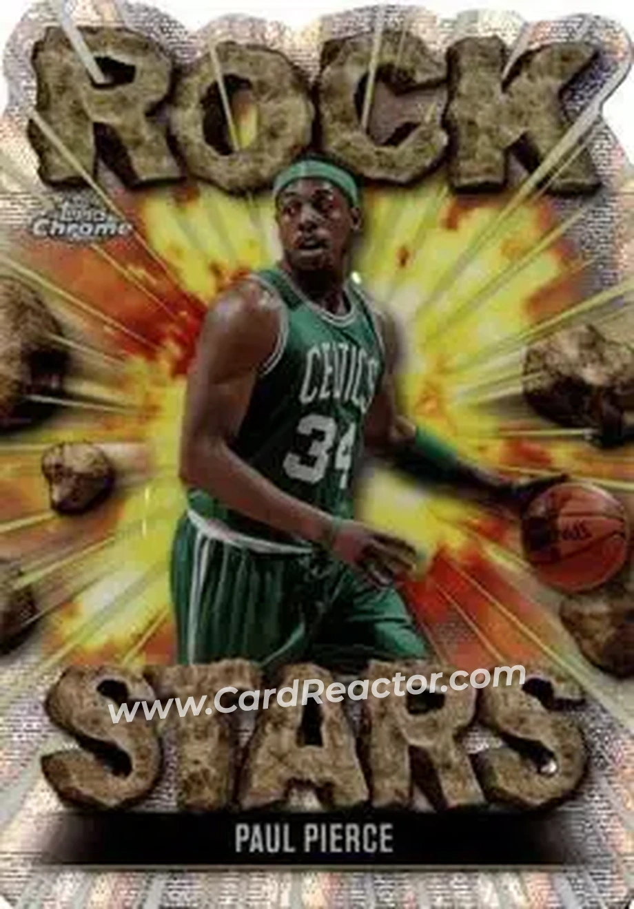 2025-26 Topps Chrome - Rock Stars #RS-15 - Paul Pierce - Boston Celtics 2025-26 Topps Chrome - Rock Stars #RS-15 - Paul Pierce - Boston Celtics