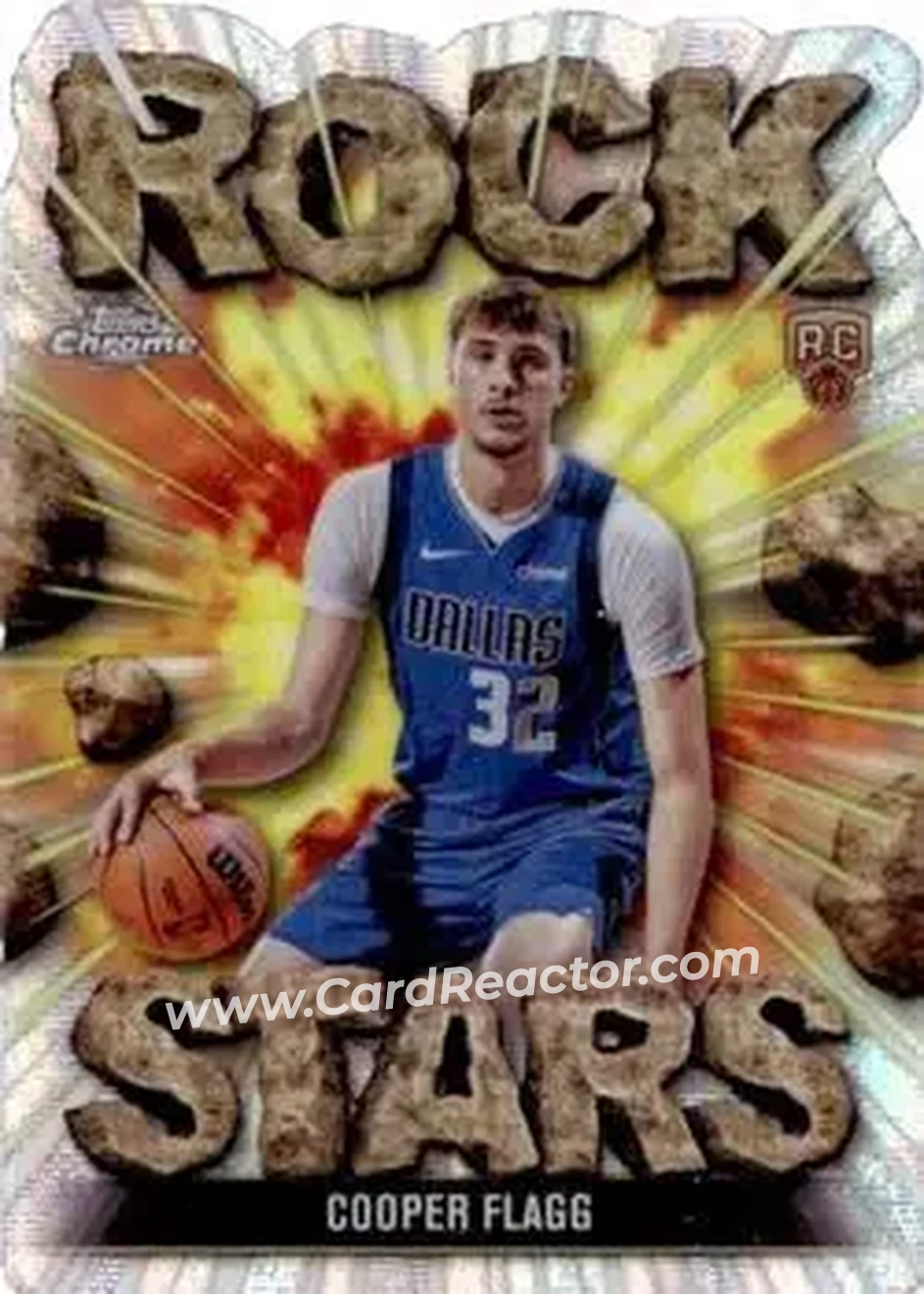 2025-26 Topps Chrome - Rock Stars #RS-16 - Cooper Flagg - Dallas Mavericks