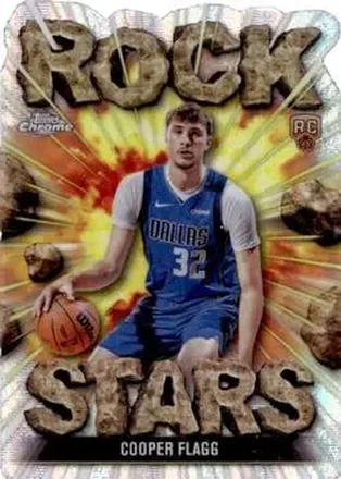 2025-26 Topps Chrome - Rock Stars #RS-16 - Cooper Flagg - Dallas Mavericks