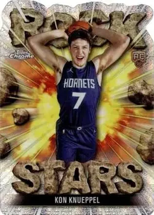 2025-26 Topps Chrome - Rock Stars #RS-19 - Kon Knueppel - Charlotte Hornets